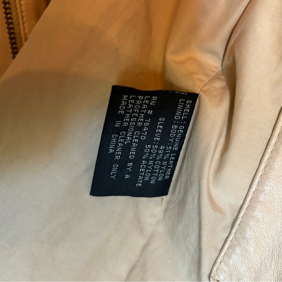 Kenneth Cole leather jacket - Picture 4 of 6